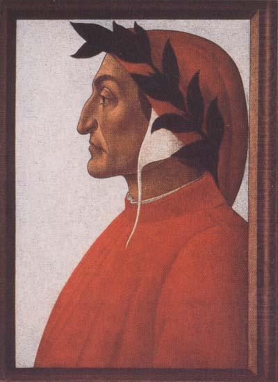 Sandro Botticelli Portrait of Dante Alighieri oil painting picture